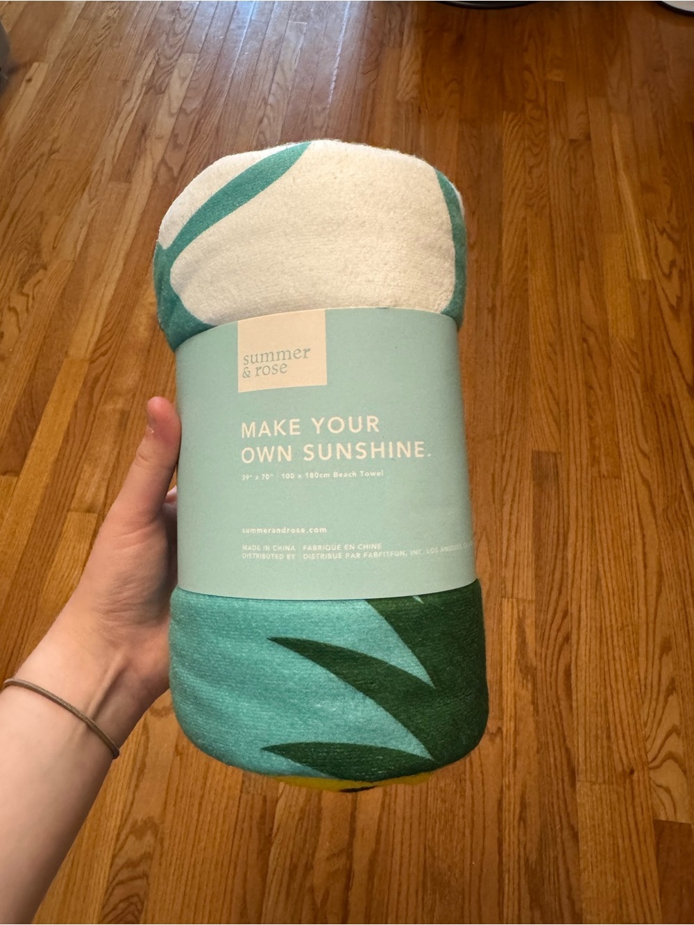 Summer & Rose beach towel